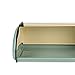 X459 Blue Metal Bread Box/Bin/kitchen Storage Containers/Home KitChen Gifts with Roll Top Lid