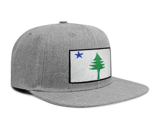 Image of International Tie State Hat for Men and Women, Adjustable Snapback Trucker Baseball Cap with Embroidered Patch