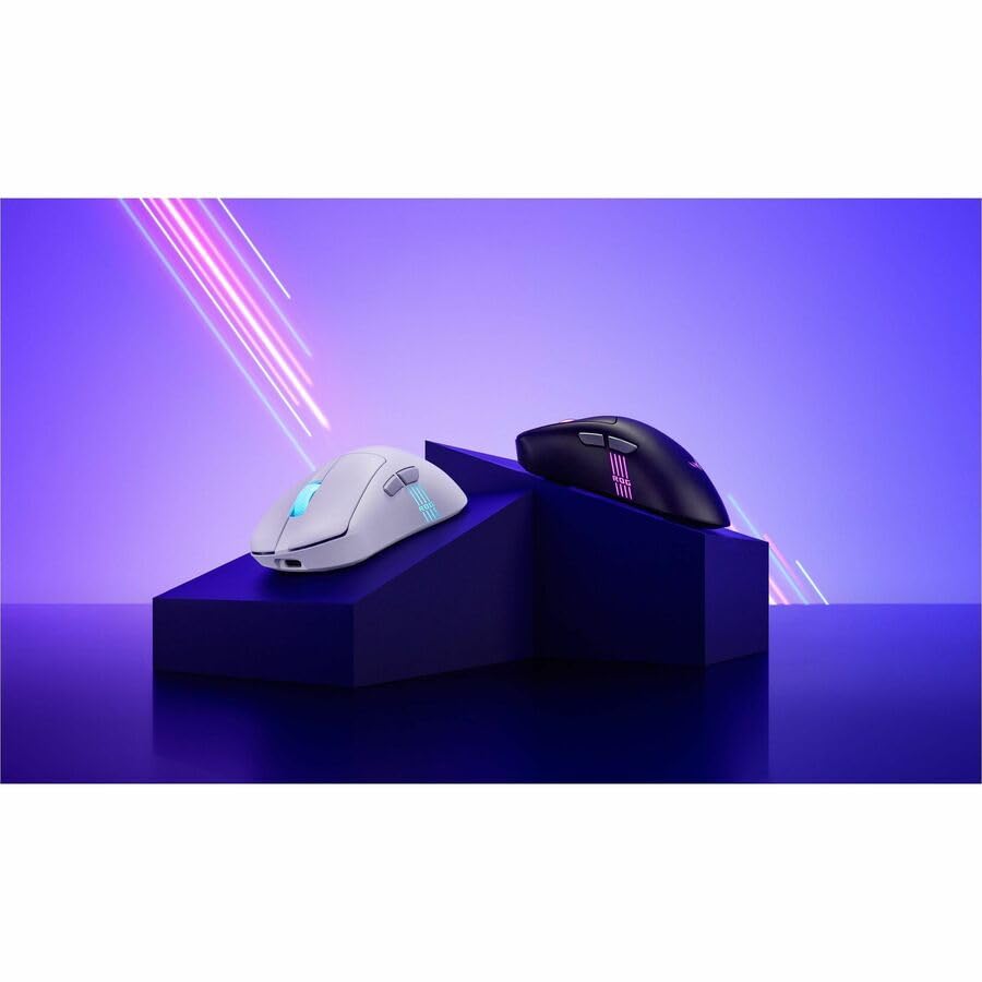 Image of ASUS ROG Keris II Origin Wireless Gaming Mouse - Right-Handed Ergonomic, 65g, Tri-Mode Connectivity, 42K DPI, up to 127Hr Battery, Web-Based Configuration, PC /Mac Support