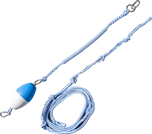 AQUAGLIDE Adjustable Complete Mooring Line Kit – Accommodate Up to 19ft of Water Depth – Secure Commercial or Residential Aquapark Pieces – No Knots Required