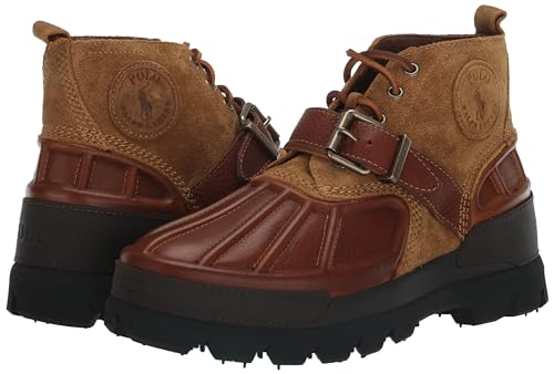 Image of POLO RALPH LAUREN Men's Suede Leather-Oslo Low mid Cut Boot Fashion