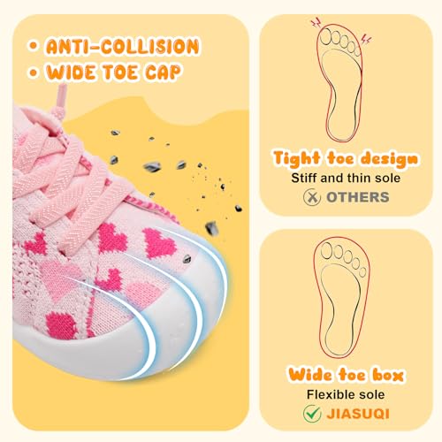 Image of JIASUQI Baby Shoes for Toddler Boys Girls Sneakers Slip on Walking Shoes for Babies