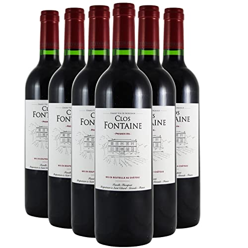 Château Clos Fontaine - Rouge 2019 - Côtes de Bordeaux Francs - Vin Rouge de Bordeaux (6x75cl)