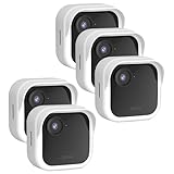 Picture of Silicone Case Cover for All-New Blink Outdoor 4 (4th Gen) - Weatherproof Protective Skin Cover with Hat Brim for All-New Blink Outdoor 4 & 2K Smart Security Camera (White, 5 Pack)