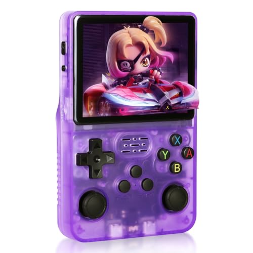 Schermo migliorato: Rispetto alle tradizionali console di gioco portatili, il nostro dispositivo è dotato di un display IPS da 3,5 pollici con una risoluzione di 640x480 pixel, che consente di scoprire più dettagli nei giochi.