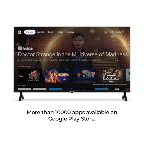 Image of Wobble 139.7 cm (55 inches) QD Series 4K Ultra HD Smart QLED Google TV WB55GTAW9602QD (Black)