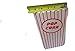 Popcorn Box Cardboard Red and White Striped Popcorn Boxes Popcorn Bucket for Movie Theater, Carnival, Party, Circus, (Red and White, 50)