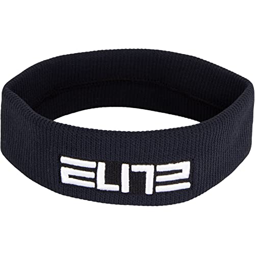 Nike Elite Headband Bandeau Taille unique Noir/blanc