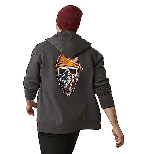 Image of Ariat Men's Rebar Born For This Full Zip Hoodie