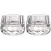DONOUCLS Crystal Votive Tealight Holders Christmas Decorations for Home 2.5" Diameter x 1.8" High Pack of 2