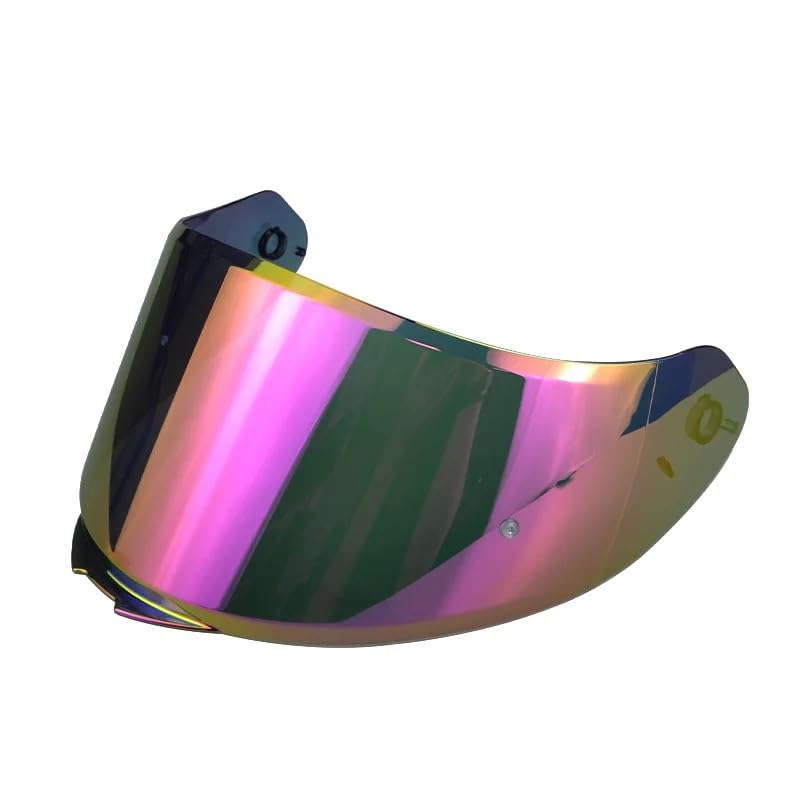 Visière de casque moto 582 Rose Red : écran de rechange galvanisé