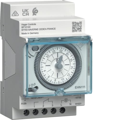 Schaltuhr Elektromechanisch EHN111 3250617201087 Hager, ['Gray']