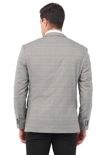 Image of SaintX Men's Premium Formal Blazer || Stretchable Triple Blend Fabric || Slim Fit || Fully Lined || Versatile Stylish Coat for Men || Professional Jacket || All Purpose