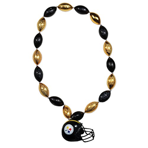 Casque et perles de football Pittsburgh Steelers FOCO pour les fans de NFL
