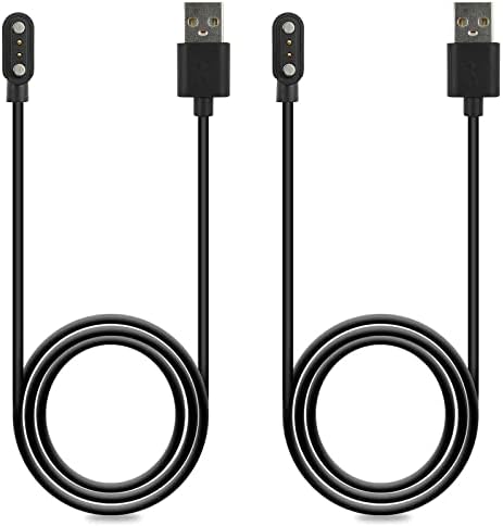 BPOPO 2 Pack 3.3Ft Charging Cable Compatible with TOZO S2 Smart Watch,High Speed Magnetic Replacement USB Charger Cord fits for TOZO S2 Smartwatch
