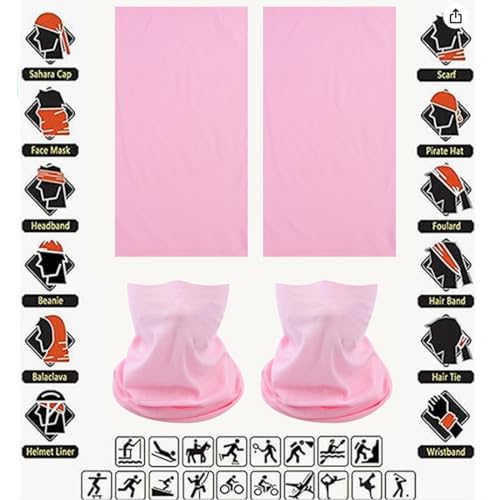 Image of Neck Gaiter Masks Tube Scarf,Seamless Bandanas Buffs Gators,Ourdoor Face Mask Face Covering Multi Headwear