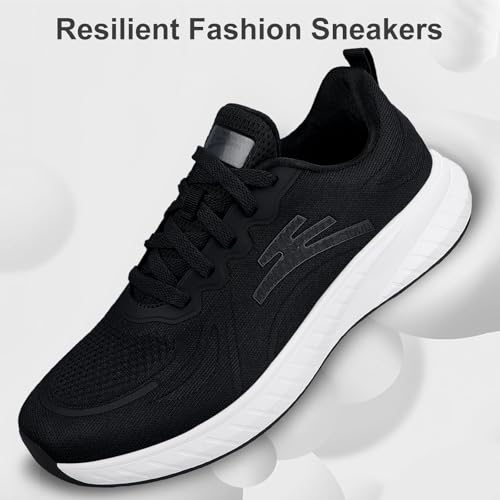 Image of Running Shoes for Men, Comfort Non Slip Mens Walking Shoes | Breathable, Lightweight, Wide, Cushioned, for Work Gym Jogging Athletic Sports Daily
