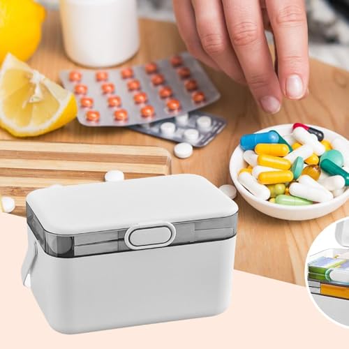 Boîte de rangement pour médicaments hermétique et coffre de dépôt maison - 5