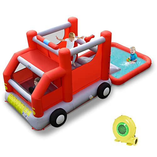 RELAX4LIFE Castello Gonfiabile, 564 x 268 x 212CM, Parco...