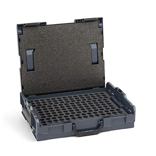 Bosch sortiment L-BOXX 102 antracit utrustad - L-Boxx BD