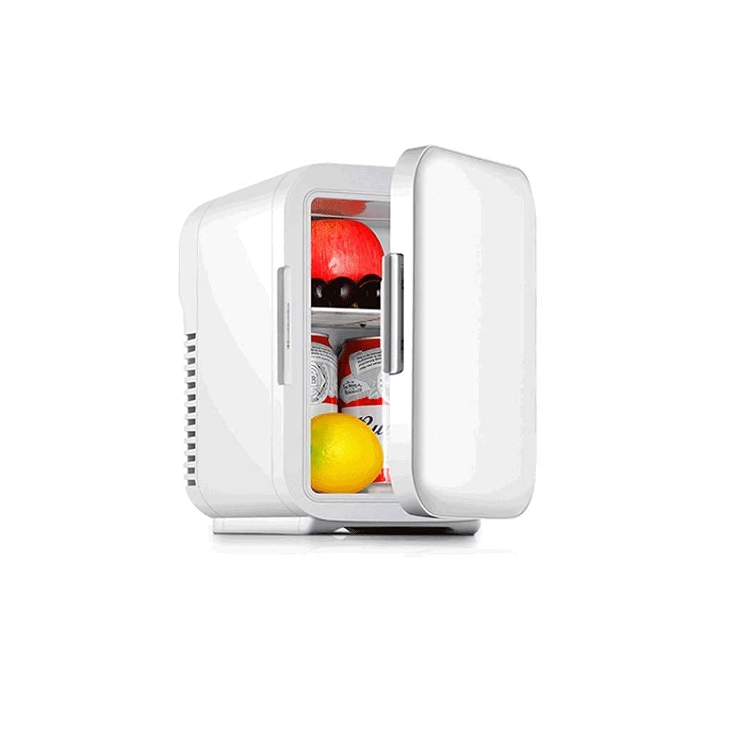 Nevera para Coche Mini refrigerador, refrigeración Compresor de 5 litros mini refrigerador pequeño dormitorio pequeño mini refrigerador para automóvil taxi alquiler hogar doble uso duradero (B 5L) (A