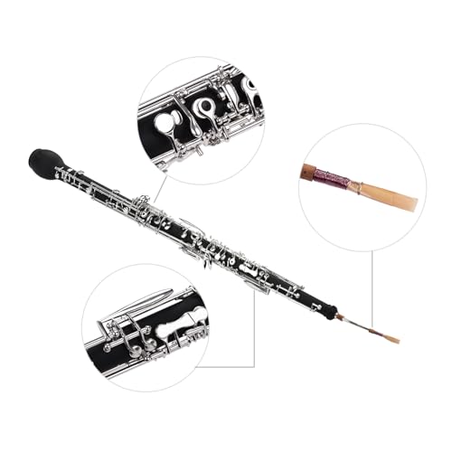 image for NTBL Professional English Horn Alto Oboe F Key Synthetic Wood Body Sil