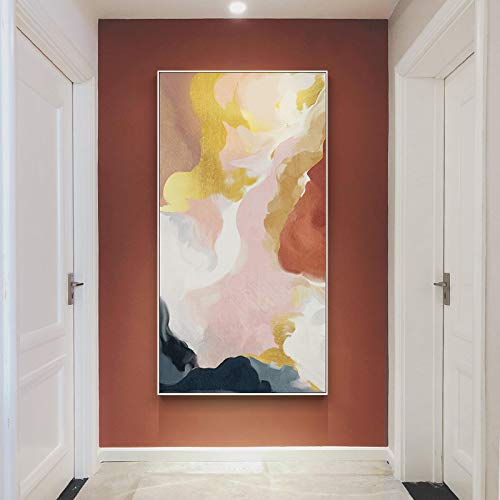 Lienzo de pared abstracto de llamas 50x100 cm póster sin marco