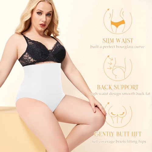 Image of Werena Women Tummy Control Shapewear Panties Shaping Underwear High Waist Body Shaper