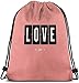Produktbild Drawstring-Rucksack-Unisextasche für das Turnhallen-Reisen, Seine Liebes-Uhr-mechanische Uhr-Text-Pfeil-Weinlese-Valentinsgruß-Illustration