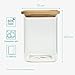 Navaris 3X Bote de Cristal con Tapa de bambú - Set de...