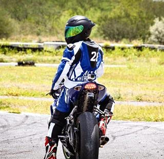 Motorcycle New Ballistic One Piece Leather Track Racing Blue Suit CE Approved Protection (M)