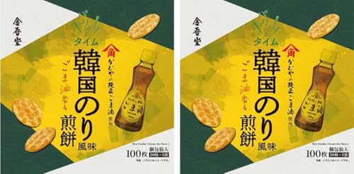ホールセールジャパン3か月保証【コストコ】パリッとタイム 韓国海苔煎餅 100枚入り × 2箱 Korean Sea Weed Flavor 100 Packs*2