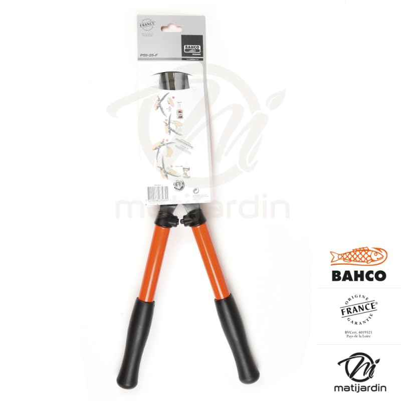 Cisaille Bahco Pradines P59-25 à haies acier trempé. Made in France