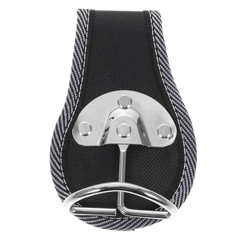 Genérico Portaherramientas Metálico Resistente para Martillo y Llave Colgador Giratorio con Clip para Cinturón hasta Organizador Práctico para Trabajo y Construcción