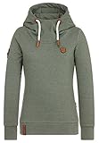 Naketano Damen Kapuzenpullover Schmierlappen Hoodie, fick diese melange, M