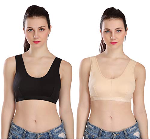 Image of splash Women's Cotton Non-Padded Wire Free Sports Bra