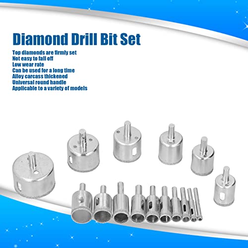 Set de 15 brocas para vidrio, cerámica y madera miniatura 3