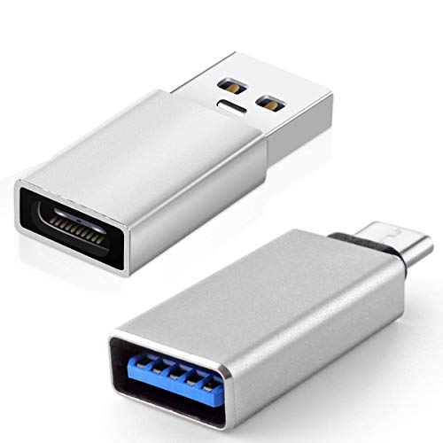 USB C Female to USB Male Adapter and USB C to USB Adapter, Type A to C USB and Thunderbolt 3 to USB 3.0, Compatible with Laptops, Power Banks, Chargers, and More Devices with Standard