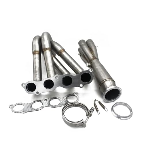 Collecteur d'échappement 3" V Band K Swap de haute précision pour Civic et DC2