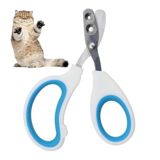 Cortador de uñas para perros - Cortador de uñas profesional para gatos con 2 agujeros redondos | Cortador de garras para gatos domésticos, no requiere iluminación, cortador de uñas para gatitos