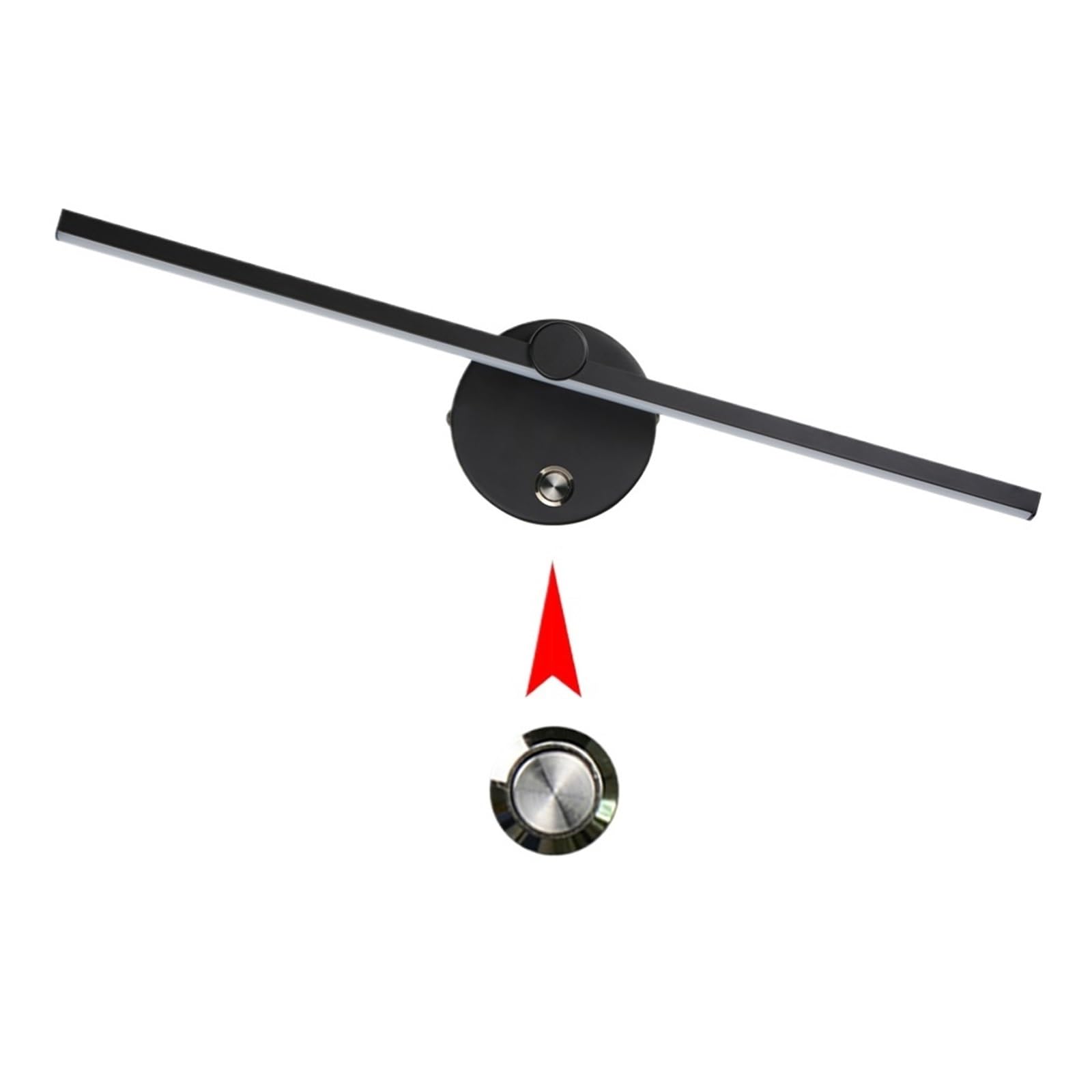 Lámpara de pared for cabecera ajustable de 330 ° con luz de tocador LED de 40CM interior y 6000K fría