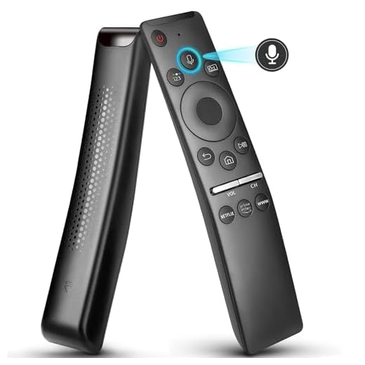 Controle remoto de voz de substituição para Samsung Smart TV Voice Remote compatível com todas as TVs Samsung Smart Curved Frame QLED 8K 4K com função de voz