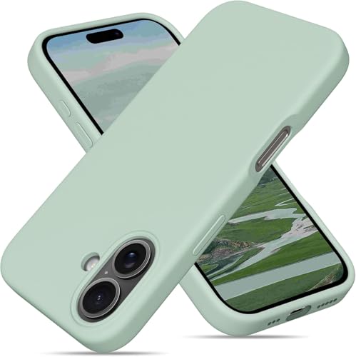 Image of Back Cover Compatible with iPhone 17 Case (6.3) Soft Touch Slim Liquid Silicone Full Protection Shock Proof Back Cover for iPhone 17 (SC Mint)