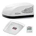 FOGATTI 1500BTU RV Air Conditioner - Rooftop AC Unit for Campers & RVs, Non-Ducted Design, Quiet Operation, Easy Install with Air Distribution Box