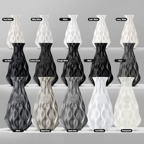 Image of ERYONE PLA Filament 3D Printer PLA Filament 1.75mm + /- 0.03mm, PLA Filament 1KG Cardboard Spool(2.2LBS), Agate Grey