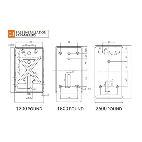 Winche manual de acero inoxidable 800lb con freno miniatura 6