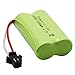 Blomiky 3.7V 1000mAh 2 Pack Lithium-ion Rechargeable Battery with SM2P Plug and USB Cable for Remote Control Trucks / 813A Battery 2