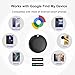 1 Pack Air Tag for Android,Google Certified Android Tracker Tags,Smart Tags for Android for Google Find My Device(Find Hub) App Key Finder/Luggage Locator with No Subscription-Black