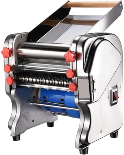 Electric Pizza Dough Roller Sheeter 550W - Automatic Commercial Machine for Noodles, Pizza, Bread & Pasta - Heavy-Duty FKM160 Dough Preparation Equipment