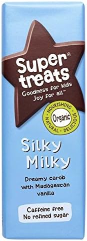 Supertreats Silky Milky Organic Carob Bar - 40g (0.09lbs)
